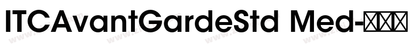 ITCAvantGardeStd Med字体转换